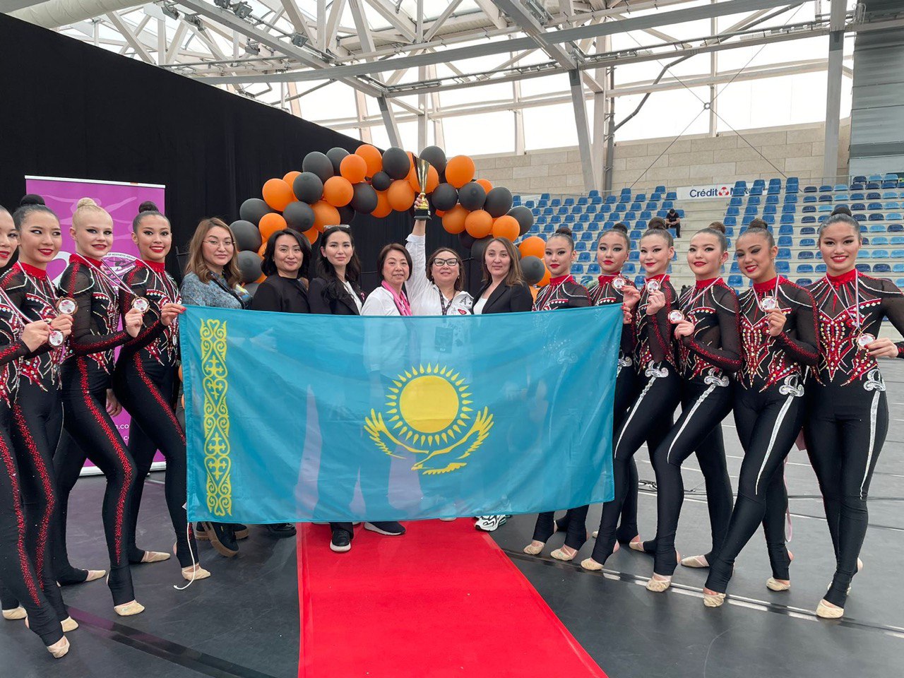 Казахстанские гимнастки завоевали 8 медалей на мировых турнирах во Франции